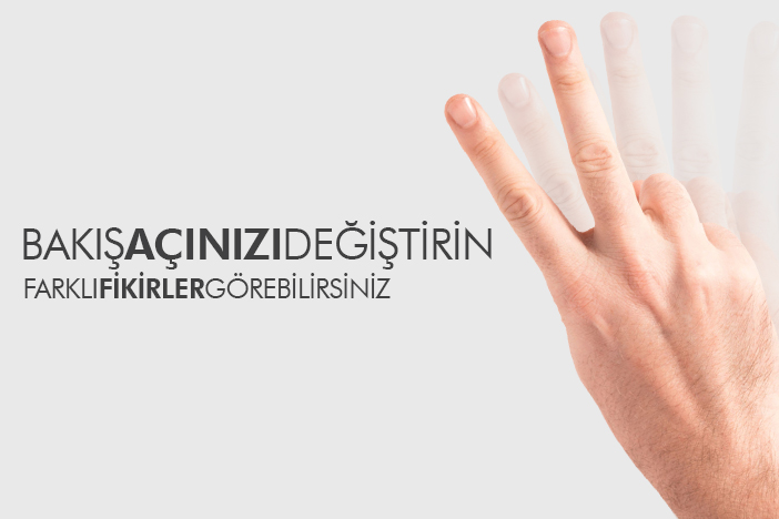 Bakış açınızı değiştirin, farklı fikirler görebilirsiniz